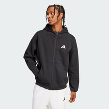 Adidas Sportswear JI8768 Future Icons Small Logo Full-Zip Hoodie