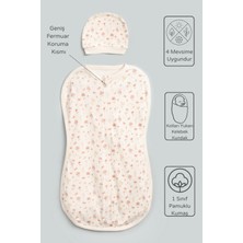 Vauva Bebek İçin %100 Pamuklu Kundak Fermuarlı Yumuşak Penye Kumaş Nefes Alabilen Kumaş