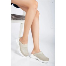 Shoemix Kadın Hakiki Deri Füme Ortopedik Hemşire,doktor,veteriner,dentist,öğretmen,aşçı,gastro Sabo Terlik