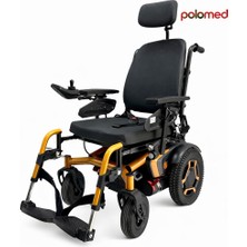 Polomed P267 Fonksiyonel Akülü Tekerlekli Sandalye | 2X340W Motor, 45 Km Menzil, Ayarlanabilir Oturma Genişliği