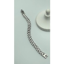 Moderncevher Minimalist Metalik Zincir Bileklik