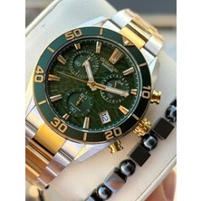 Quantum 2 Yıl Garantili 100 mt Suya Dayanıklı+ Bileklik Hediyeli Komple Çelik Kararma Renk Atma Yapmaz Erkek Kol Saati VS.BLKT.0783