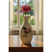 Wedgewood Bone China Hathaway Rose Antika Porselen Vazo, Kusursuz 12.5 cm