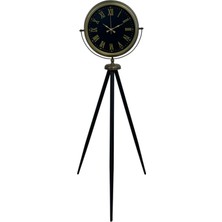 Zentime Vintage Roma Rakamlı Modern Tripod Ayaklı Saat