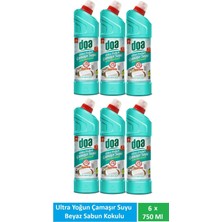 Doa Ultra Çamaşır Suyu Beyaz Sabun Kokulu 6 x 750 ml