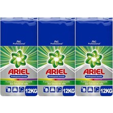 Ariel Matik Toz Çamaşır Deterjanı 36KG Parlak Renkler (3PK*12KG) (240 Yıkama)