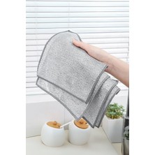 Comprox 4'lü Zor Kir Bezi, Inox Telli, Bulaşık Teli Bezi, Mutfak Banyo Bezi, Çok Amaçlı Temizlik Bezi