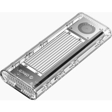 Orico Tcm2-U4 Thunderbolt 4 40GBPS, Max. 4tb 2230/2280 M.2 Nvme Desteği, LED Gösterge, Dahili Fanlı, Şeffaf Şık Tasarım, Kolay Kurulum Tak Çalıştır, Type-C Disk Kutusu (Tcm2-U4)