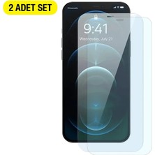Magne Baseus Crystal 0.3mm iPhone 12 Pro Max Tempered Ekran Koruyucu 2 Adet SET-(5775) - TGR3591-9627
