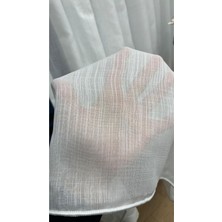 Volper Mekanik Marsil Kırık Beyaz Keten Zeminli 1/2,5 Orta Pile Tül Perde