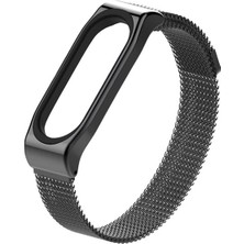 Magne Mijobs Xiaomi Mi Band 4-3 Metal Kayış Kordon Milano LOOP-(5775) - TGR3421-7111
