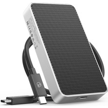 Orico X50 Thunderbolt 5 80GBPS, 2280 M.2 Nvme, Intel Chipset, Max. 4tb Kapasite, Sessiz Çalışma, Pasif Soğutma, LED Gösterge, Gümüş, Alüminyum, Type-C Disk Kutusu (X50)