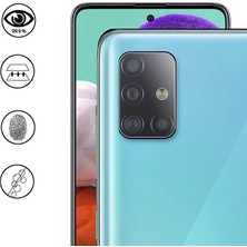 Magne Ally Samsung Galaxy A71 Tempered Kamera Koruyucu Kırılmaz CAM-(5775) - TGR5194-9725