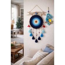 Makromenis Nazarlık Nazar Boncuğu Düşkapanı Rüyatutucu Duvar Süsü Kapı Süsü