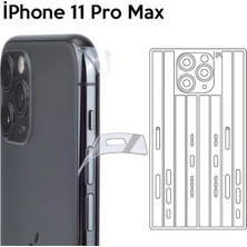 Magne Iphone 11 Pro Max 6.5 Hidrojel Hayalet Yan Alt Üst Kamera Kaplama FILM-(5775) - TGR6064-8658
