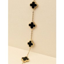 Sevvostakı Çelik Yonca Marka Model Şık Bileklik