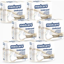 Medcare Yatak Koruyucu 60CM x 90CM - 30LU Paket x 6 Paket (180 Adet)
