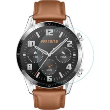 Magne Huawei Watch Gt 2 46MM (2019) Tempered Kırılmaz Cam KORUYUCU-(5775) - TGR7399-1998