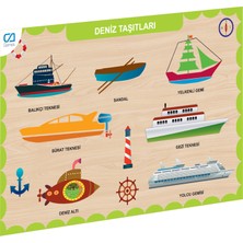 CAAHS-3201 Cames Ahşap Deniz Taşıtları Bul-Tak