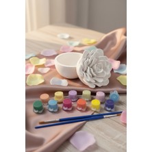 Çiçekli Atölye Çiçek Kutu Boyama Seti