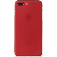 Kozmix iPhone 8 Plus Kılıf Pp Ultra Ince Kapak - Kırmızı