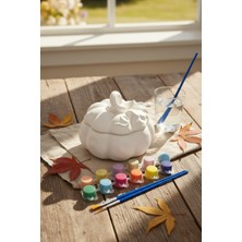 Çiçekli Atölye Balkabağı Kutu Boyama Seti