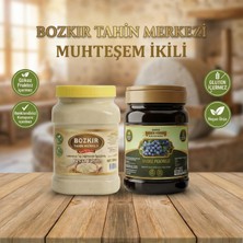 Hakbur Bozkır Yöresel Bozkır Tahin Merkezi Taş Değirmen Beyaz Tahin 935GR - Geleneksel Andız Pekmezi 950 gr (Katkısız)