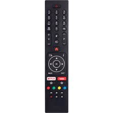 Teknik Durak Vestel Uyumlu 55UD8450 55 4K Smart LED Tv Kumanda RC43135 Black Nobrand V2