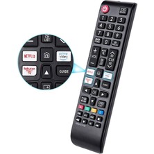 Teknik Durak Samsung Uyumlu BN59-01315D Netflix Prime Video Smart LED Tv Kumandas
