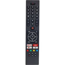Teknik Durak Vestel Uyumlu Netflix-Youtube-Play Tulu LED Tv Kumanda RC43137-30101403