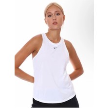 Penti One Dri-Fit Kadın Beyaz Antrenman Atlet DD0636-100 (Bir Beden Büyük Almanız Önerilir)