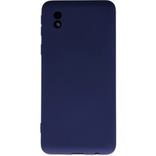 Freedom Storee Newface Samsung Galaxy A01 Core Kılıf Nano Içi Kadife Silikon - Lacivert