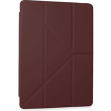 Freedom Storee Newface Samsung Galaxy Tab A9 Kılıf Kalemlikli Mars Tablet Kılıfı - Mürdüm