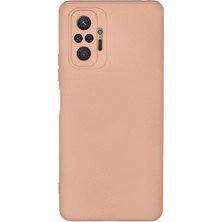 Freedom Storee Newface Xiaomi Redmi Note 10 Pro Kılıf Nano Içi Kadife Silikon - Pudra