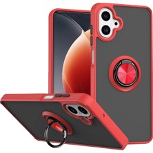 Freedom Storee Newface Samsung Galaxy A07 4g Montreal Yüzüklü Silikon Kapak - Kırmızı