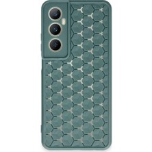 Freedom Storee Newface Realme C65 Kılıf Petek Silikon Kapak - Koyu Yeşil