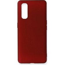 Freedom Storee Newface Oppo Find X2 Kılıf First Silikon - Bordo