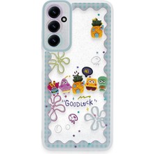 Freedom Storee Newface Samsung Galaxy A14 4g Kılıf Sweet Desenli Silikon Kapak - Açık Mavi