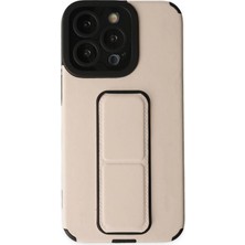 Freedom Storee Newface Iphone 13 Pro Max Kılıf Mega Standlı Silikon - Gold