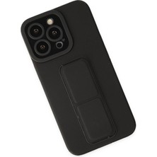 Freedom Storee Newface Iphone 13 Pro Max Kılıf Mega Standlı Silikon - Siyah