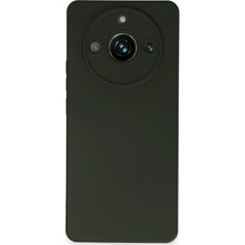 Freedom Storee Newface Realme 11 Pro Kılıf Nano Içi Kadife Silikon - Koyu Yeşil