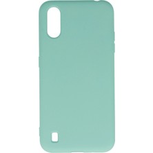 Freedom Storee Newface Samsung Galaxy A01 Kılıf Nano Içi Kadife Silikon - Turkuaz