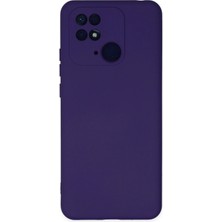 Freedom Storee Newface Xiaomi Redmi 10C Kılıf Nano Içi Kadife Silikon - Mor