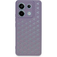 Freedom Storee Newface Xiaomi Redmi Note 13 Pro 5g Kılıf Petek Silikon Kapak - Lila
