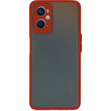 Freedom Storee Newface Oppo A96 Kılıf Montreal Silikon Kapak - Kırmızı