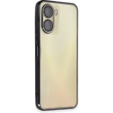 Freedom Storee Newface Vivo Y16 Kılıf Razer Lensli Silikon - Siyah