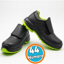 Nzb Iş Güvenliği Ayakkabısı S2 Cırtlı Deri Çelik Burunlu Kaymaz Tabanlı Kaynak Ayakkabıları 44 Numara