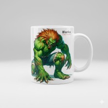 Sartre Art Street Fighter Blanka Özel Tasarımlı Hediyelik Kupa Bardak