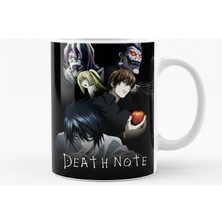 Sartre Art Death Note Tasarımlı Anime Özel Tasarımlı Hediyelik Kupa Bardak