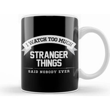 Sartre Art Stranger Things Özel Tasarımlı Hediyelik Kupa Bardak